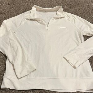 *DONATED* GROVE XXIII White Quarter-Zip Pullover